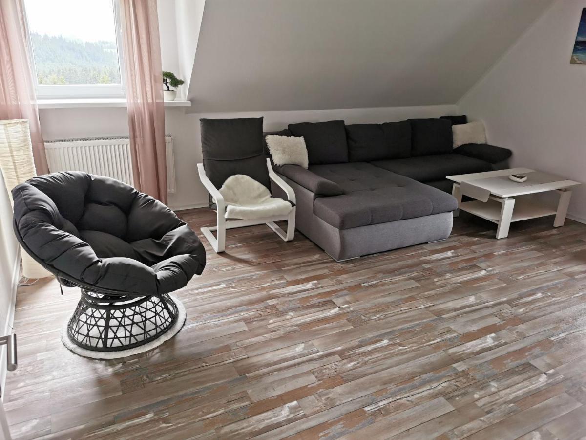 Ferienwohnung Bergwiese Schwarzenbach am Wald Dış mekan fotoğraf